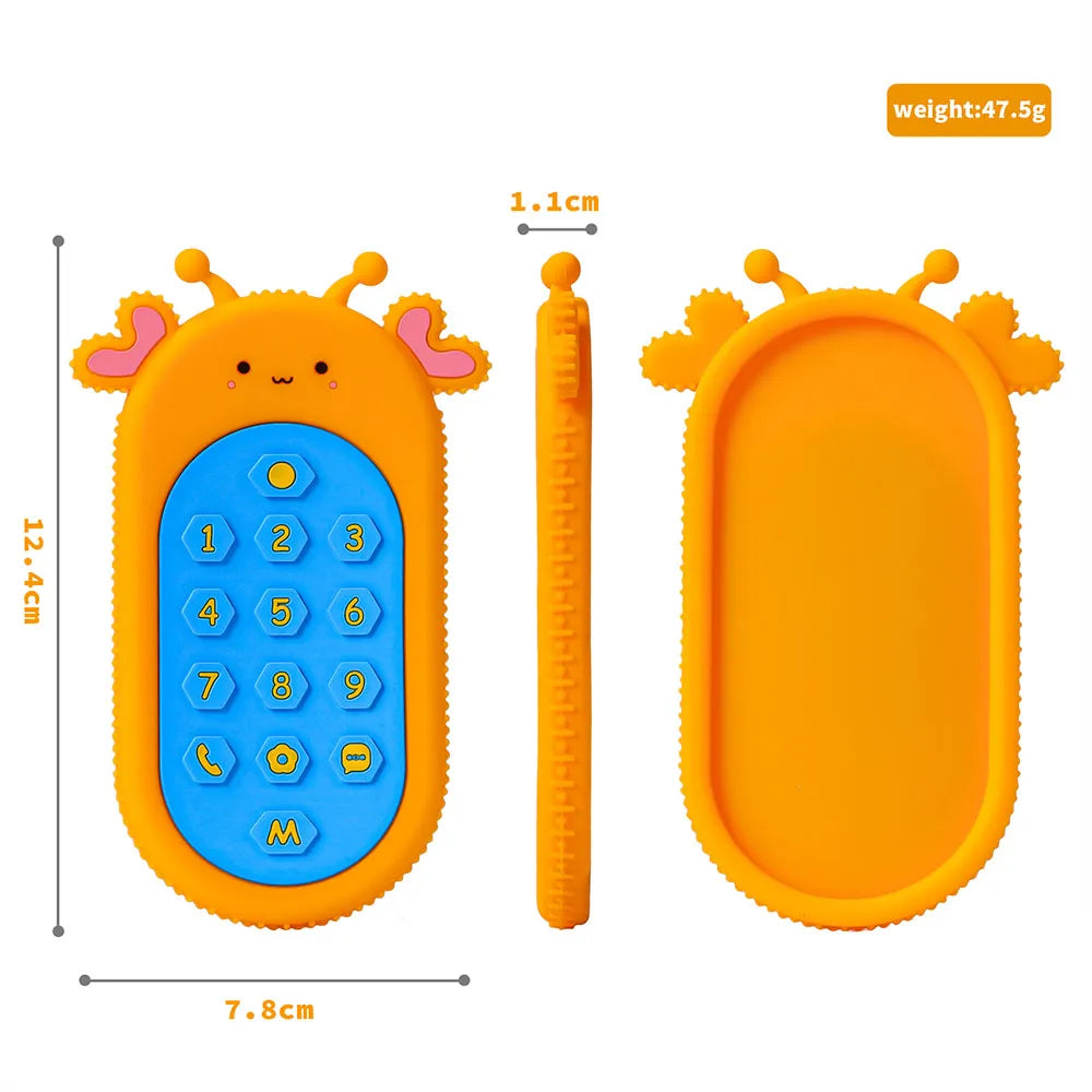 Baby Silicone Teether Toys Remote Control